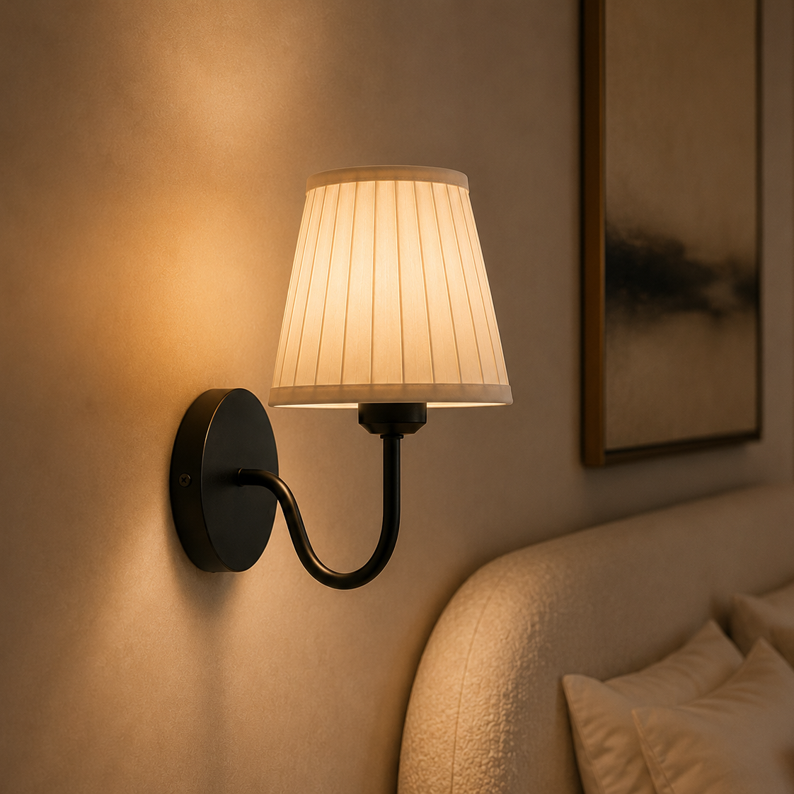 Rechargeable Wall Light - Battery-Operated Dimmable Sconce with Remote