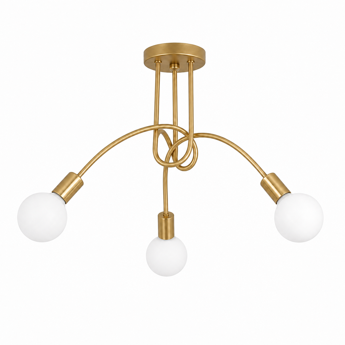 LED Chandelier - Modern 3-Light Living Room Ceiling Light