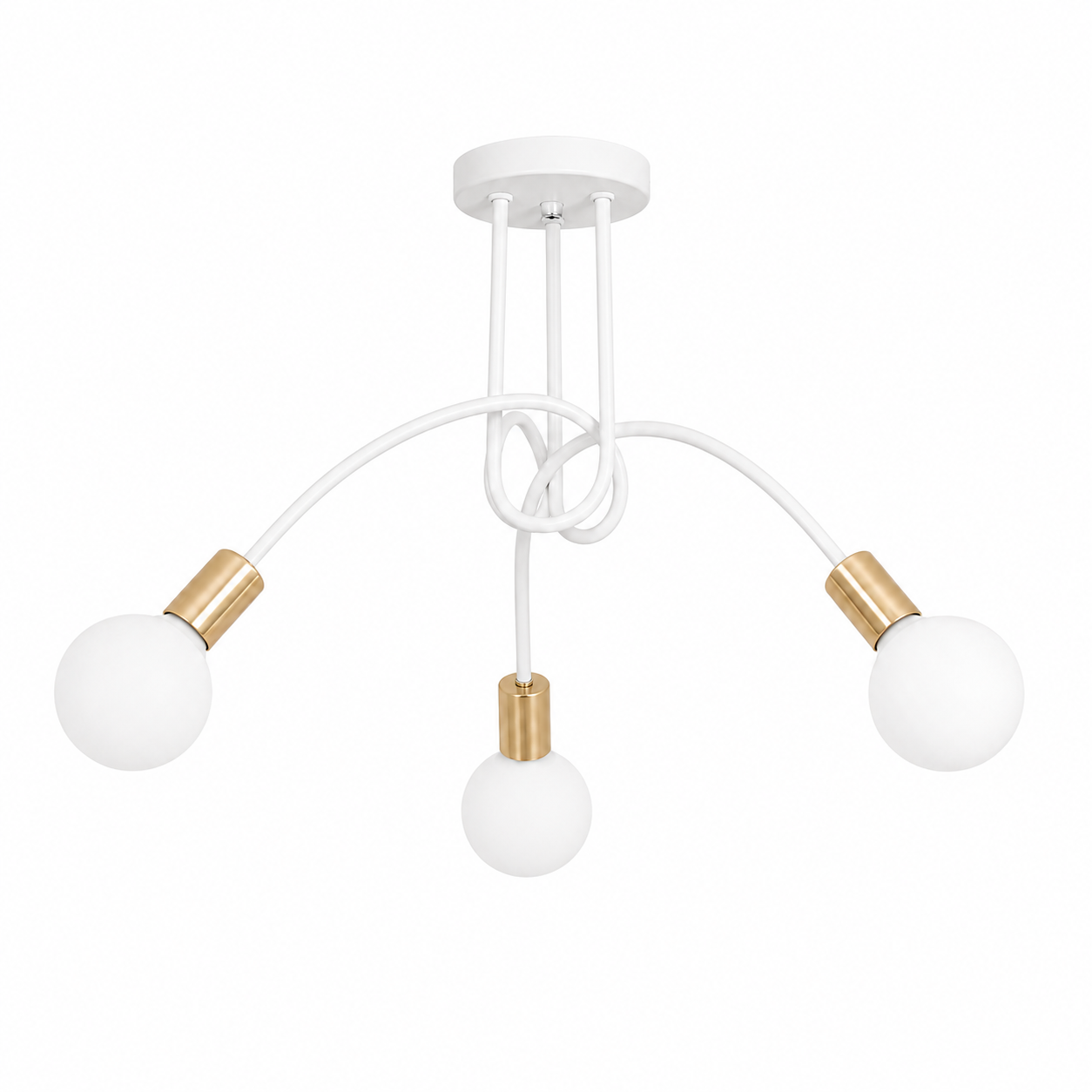 LED Chandelier - Modern 3-Light Living Room Ceiling Light
