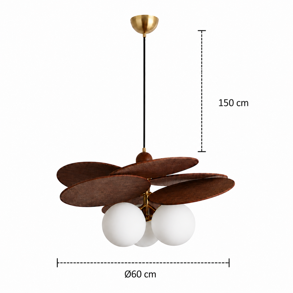 Rattan Pendant Light - Hand-Woven Cluster Light