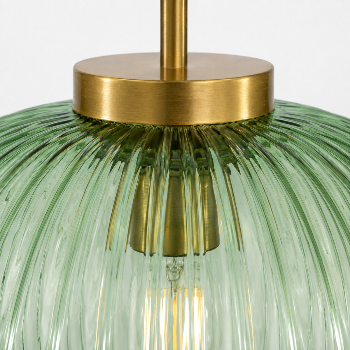 Gold Glass Ceiling Light - Hallway & Corridor Flush Light