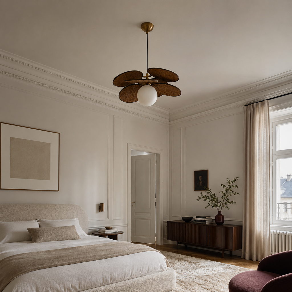 Rattan Pendant Light - Hand-Woven Cluster Light