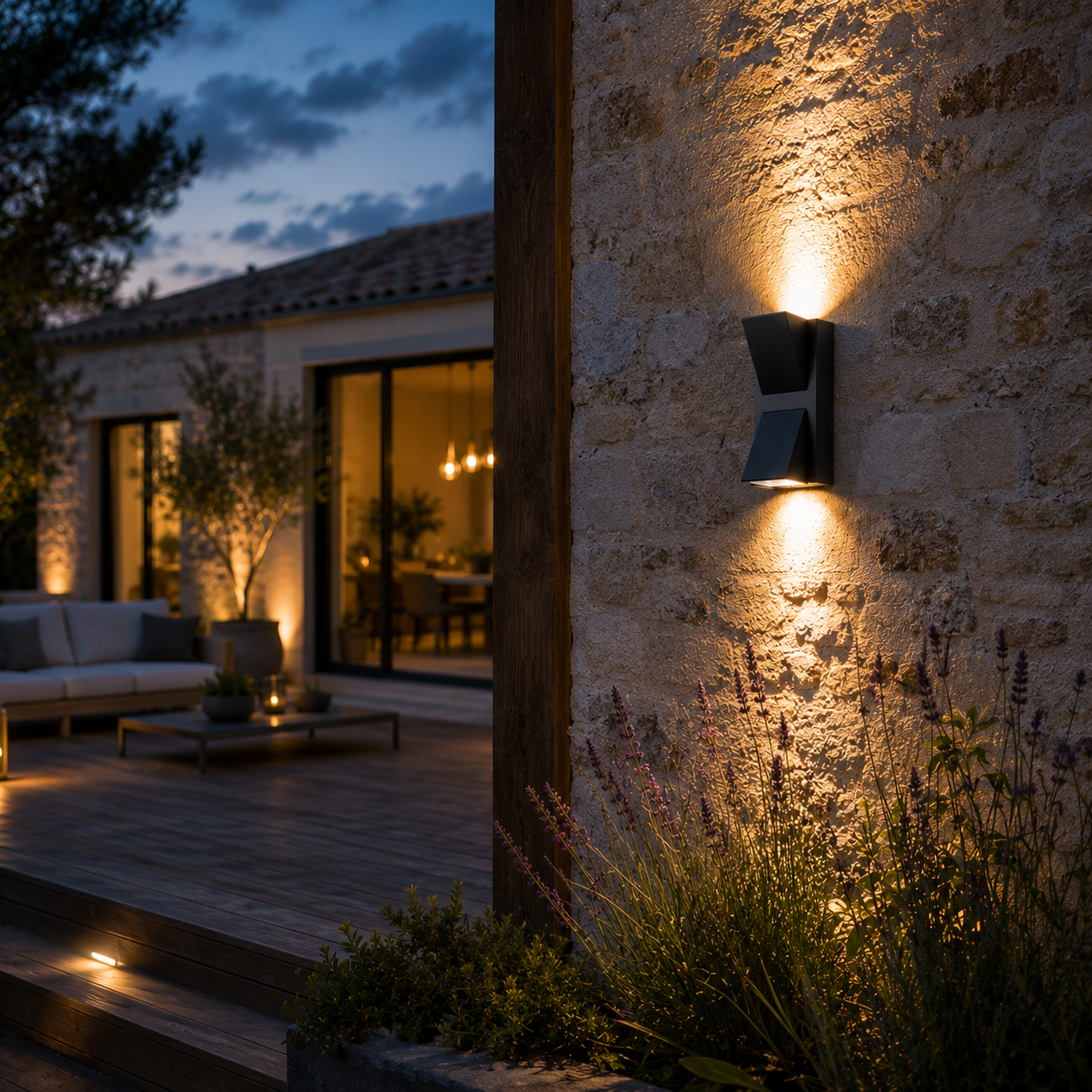 Outdoor Wall Light - IP65 Waterproof Garden Porch Light 10W