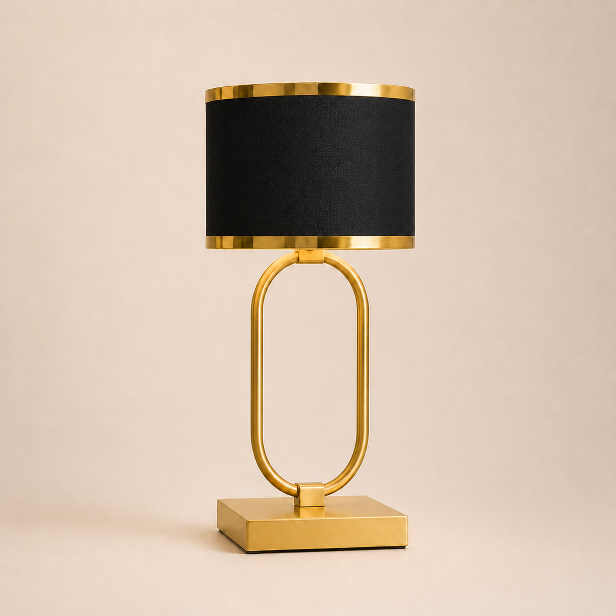 Fabric Table Lamp - Modern Bedside and Living Room Lamp