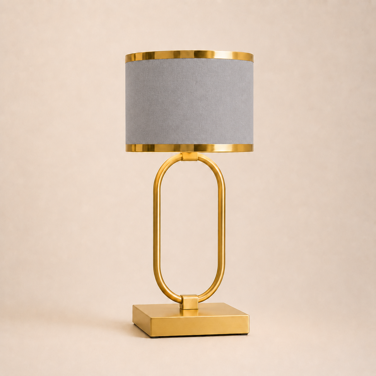 Fabric Table Lamp - Modern Bedside and Living Room Lamp