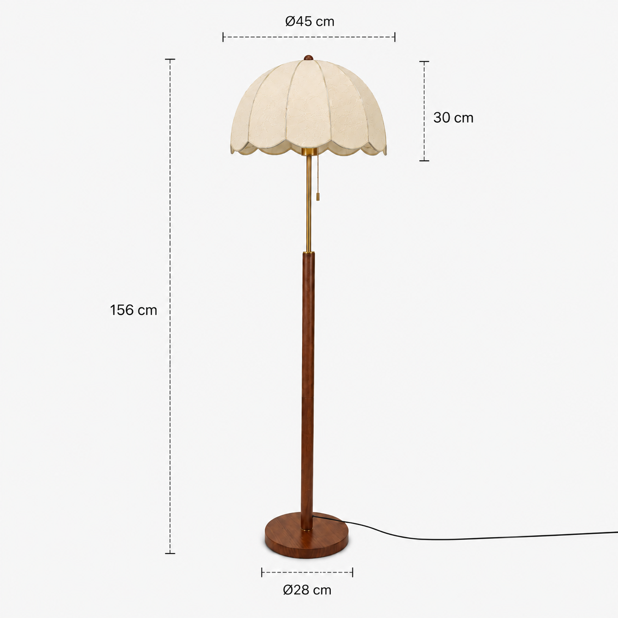 LED Floor Lamp - Minimalist Dimmable Living Room Lamp