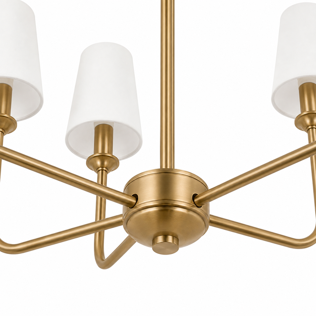 Wrought Iron Chandelier - 4-Light Kitchen Island Light