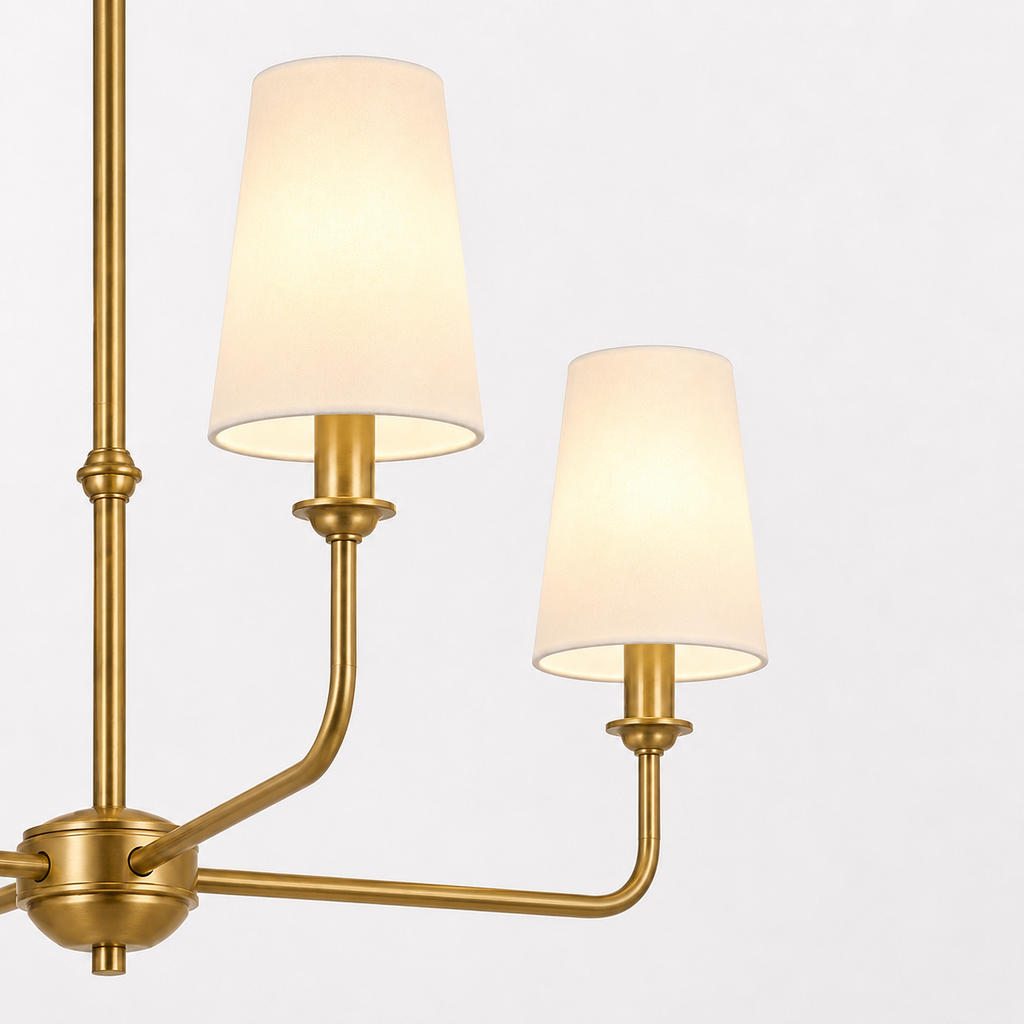 Wrought Iron Chandelier - 4-Light Kitchen Island Light