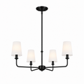 Wrought Iron Chandelier - 4-Light Kitchen Island Light
