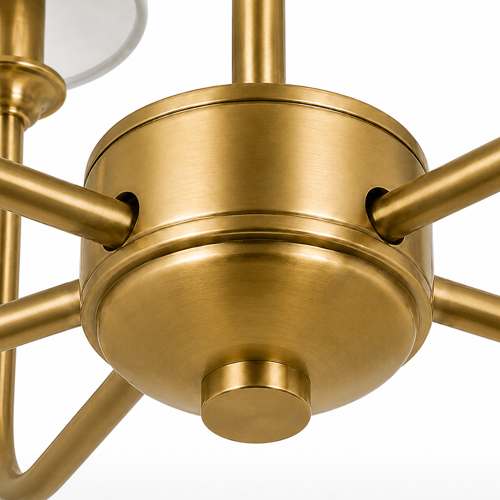 Wrought Iron Chandelier - 6-Light Kitchen Island Light