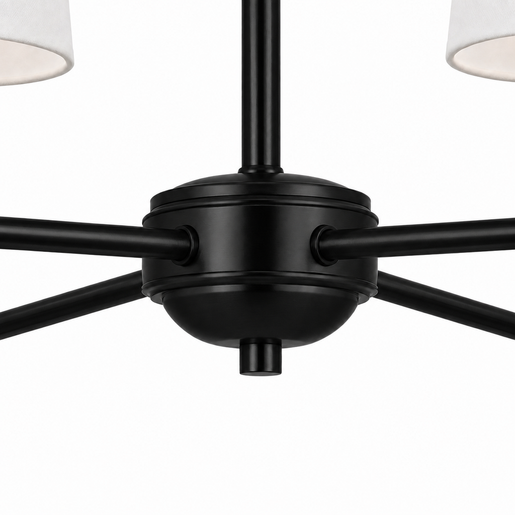 Wrought Iron Chandelier - 4-Light Kitchen Island Light
