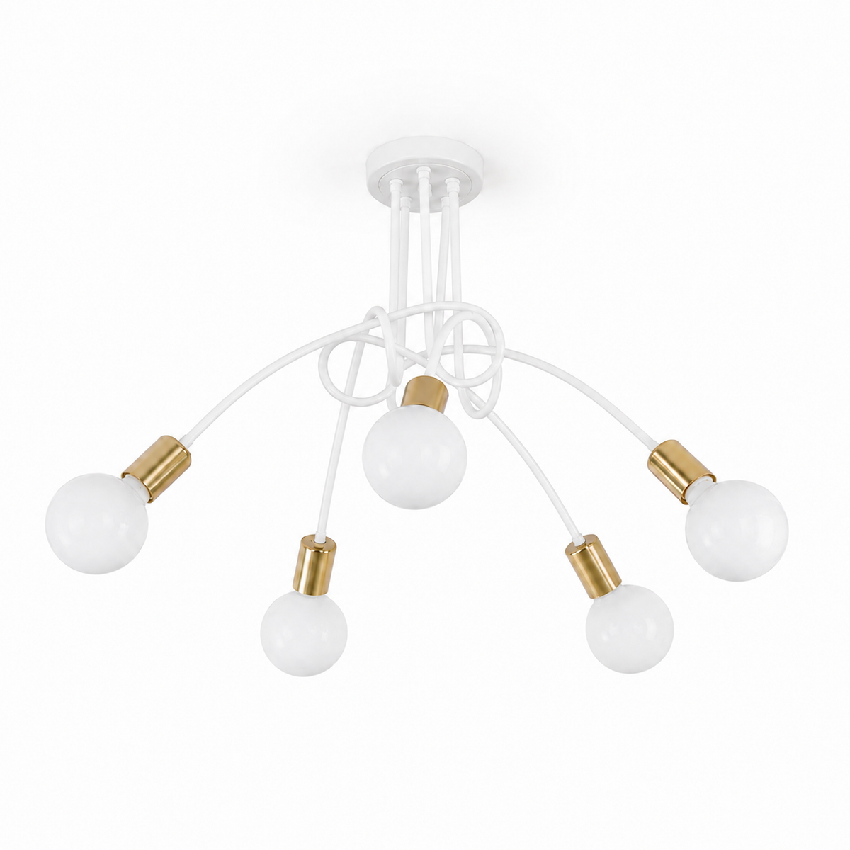 LED Chandelier - Modern 5-Light Living Room Ceiling Light