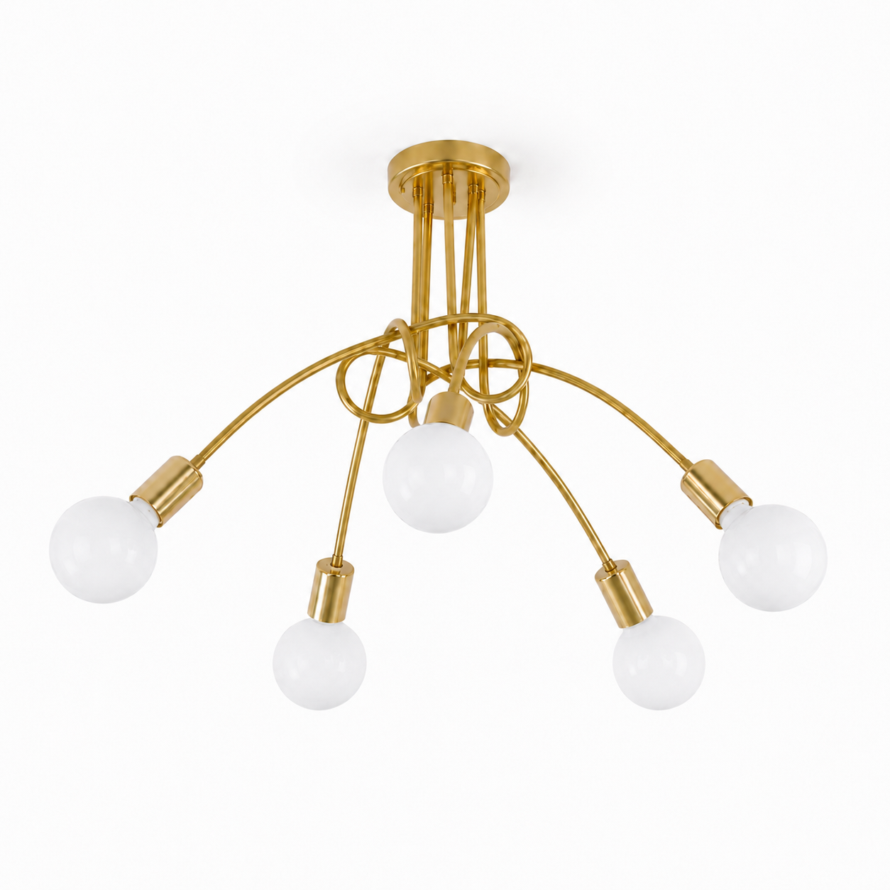 LED Chandelier - Modern 5-Light Living Room Ceiling Light