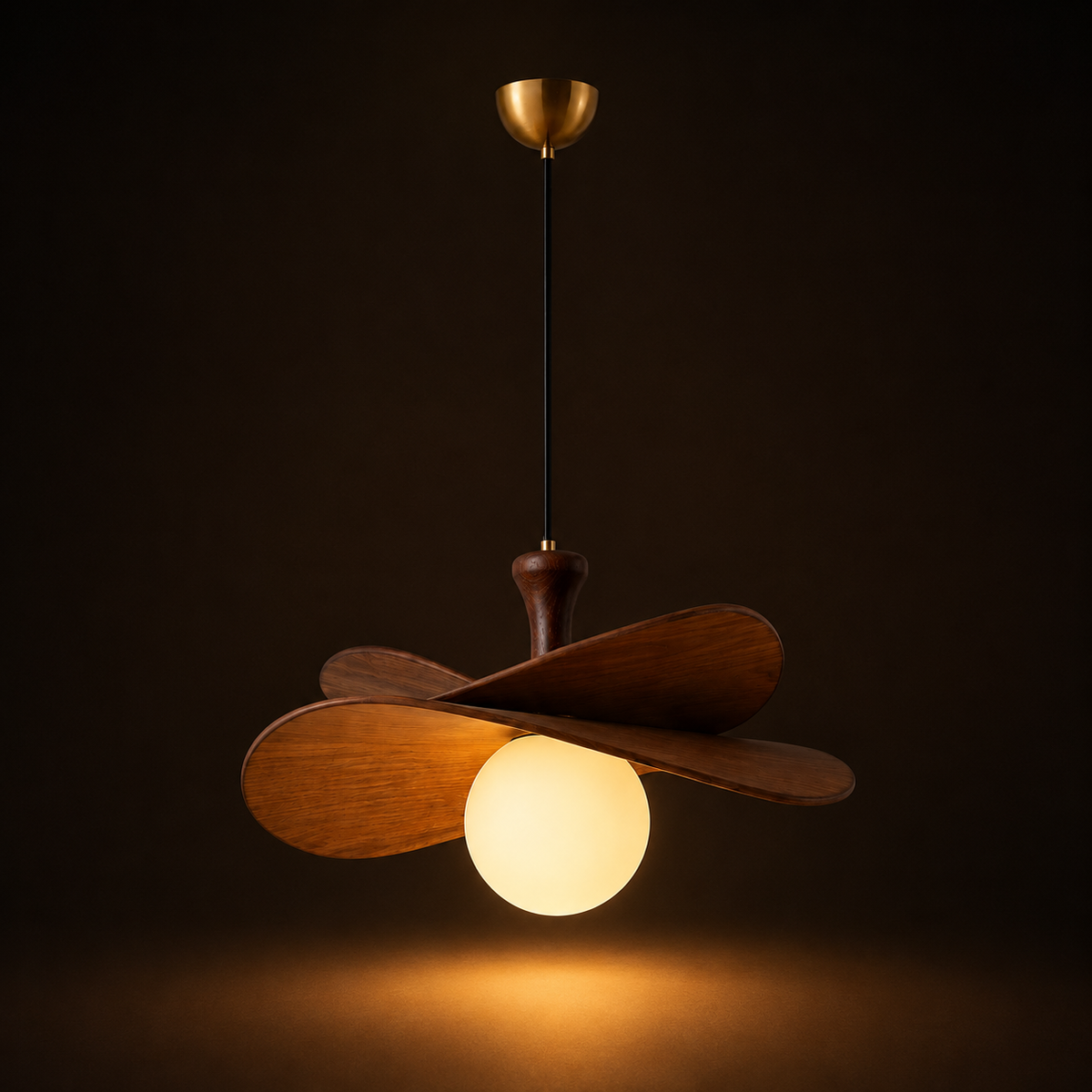 Rattan Pendant Light - Hand-Woven Cluster Light