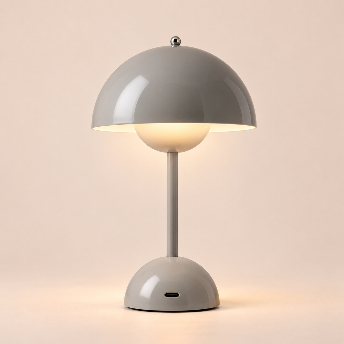 Mushroom Table Lamp 30cm - Cordless Rechargeable Touch Bedside Light