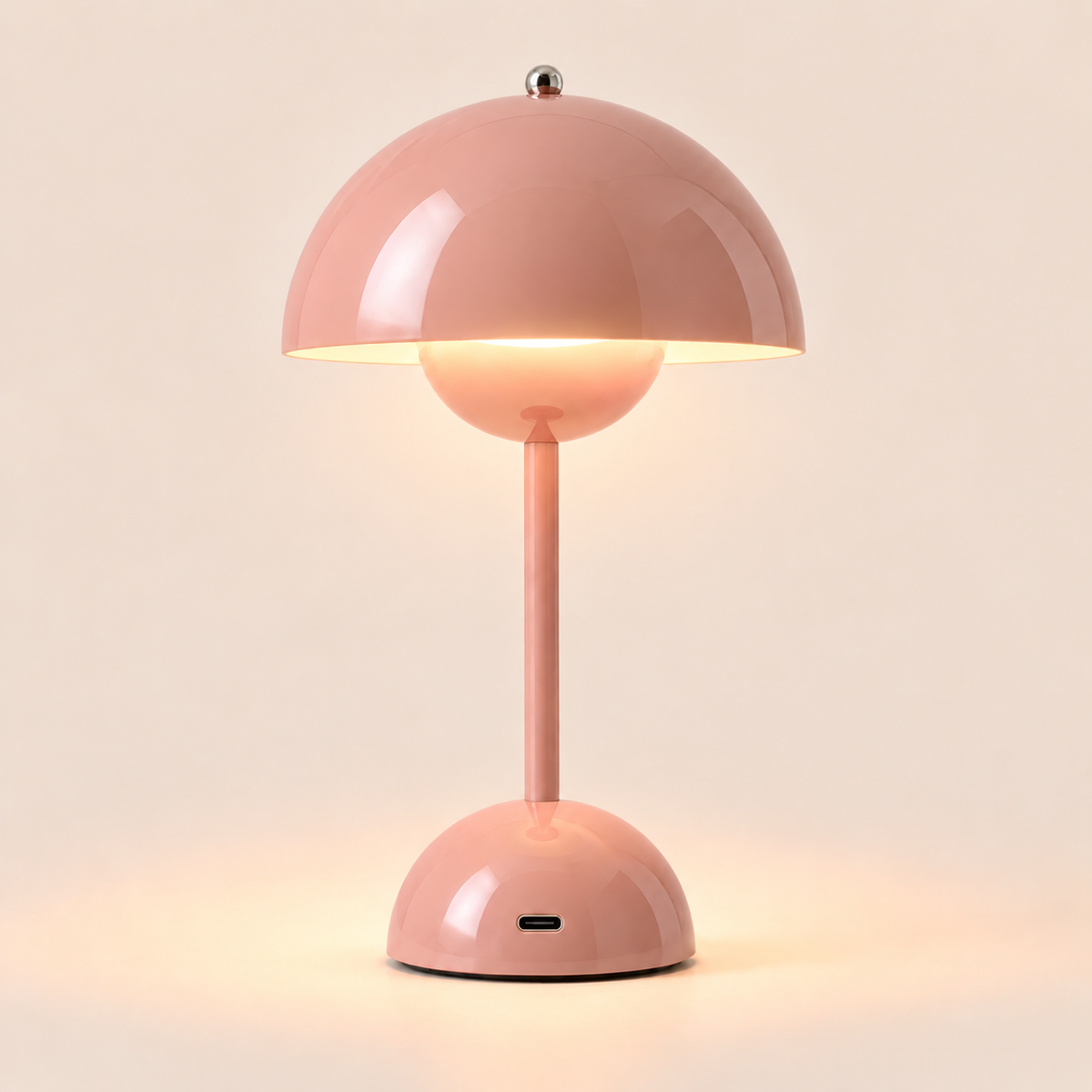 Mushroom Table Lamp 30cm - Cordless Rechargeable Touch Bedside Light