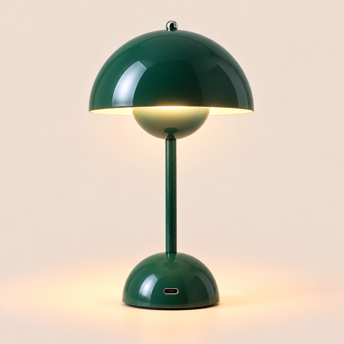 Mushroom Table Lamp 30cm - Cordless Rechargeable Touch Bedside Light