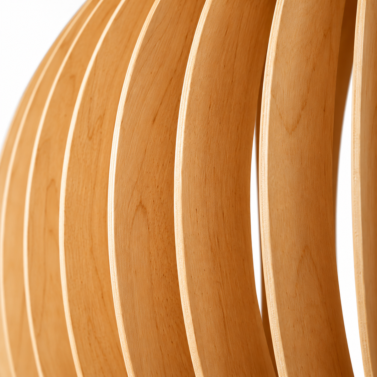 Flat Bamboo Dome Pendant Light | Hand-Woven Shade, 18 cm, Hallway & Bedside