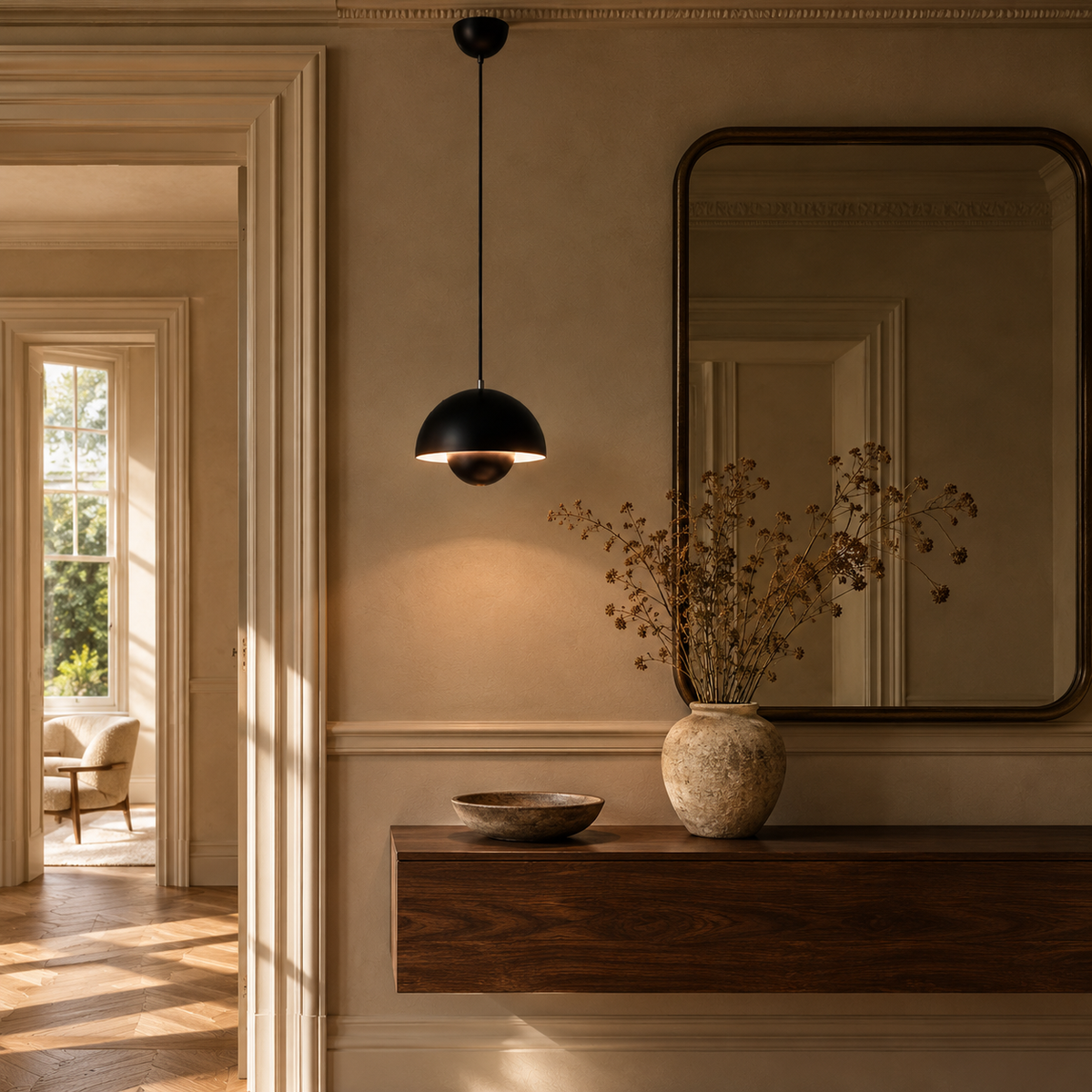 Creative pendant light - hallway 3