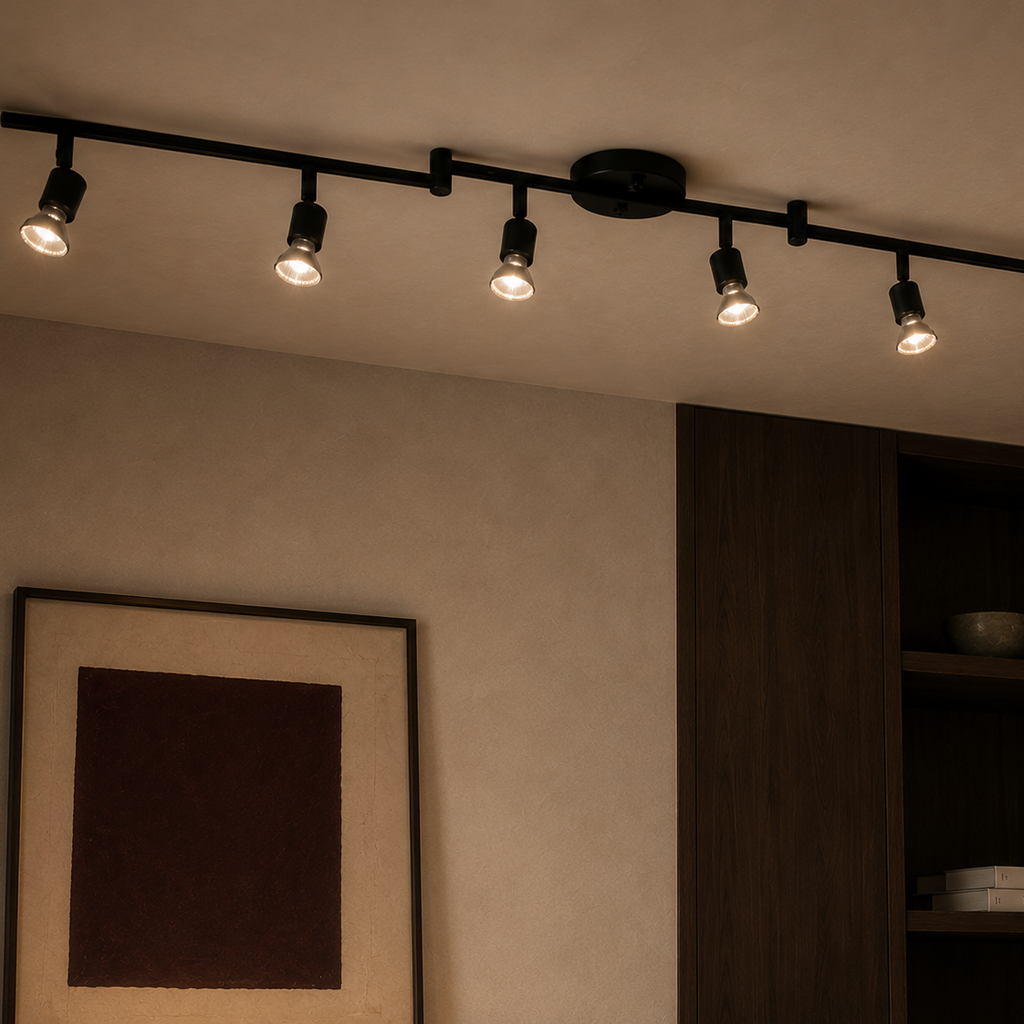 Foldable 6-head spotlight bar - living room 2