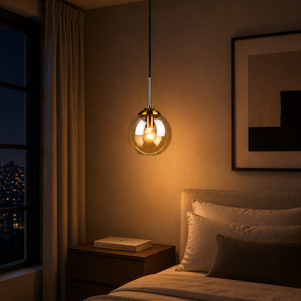 Luxury Nordic glass chandelier - bedroom 2