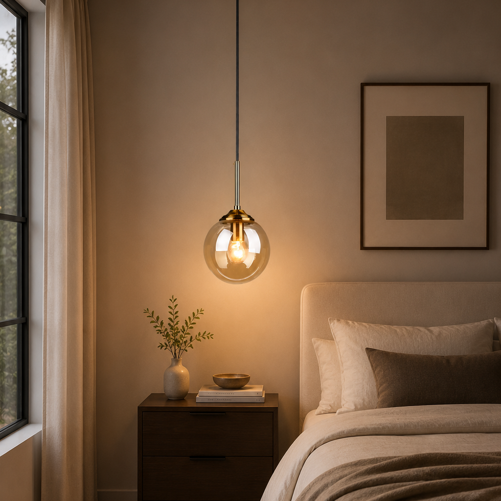 Luxury Nordic glass chandelier - bedroom 5