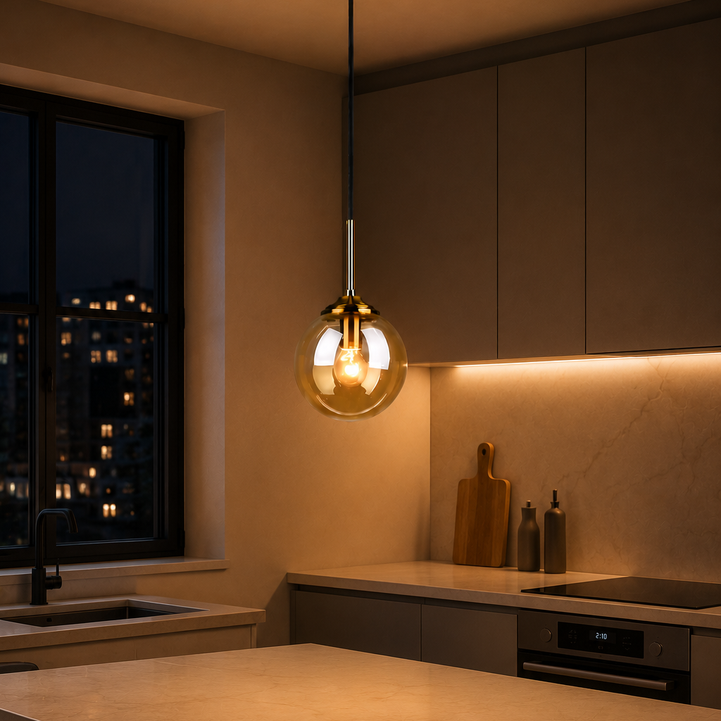Luxury Nordic glass chandelier - kitchen 13