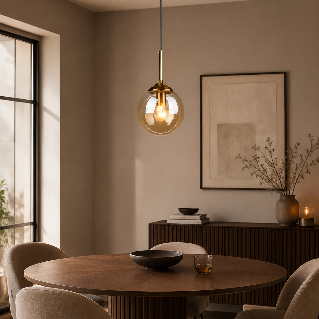 Luxury Nordic glass chandelier - living room 14
