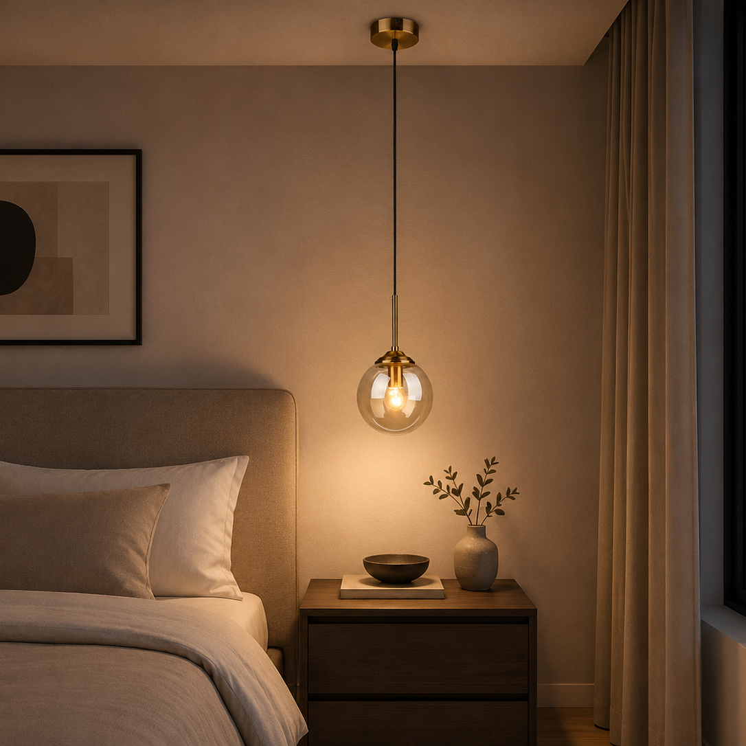 Luxury Nordic glass chandelier - living room 6
