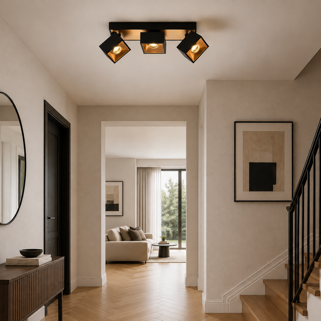 Multi-head COB downlight spotlight - hallway