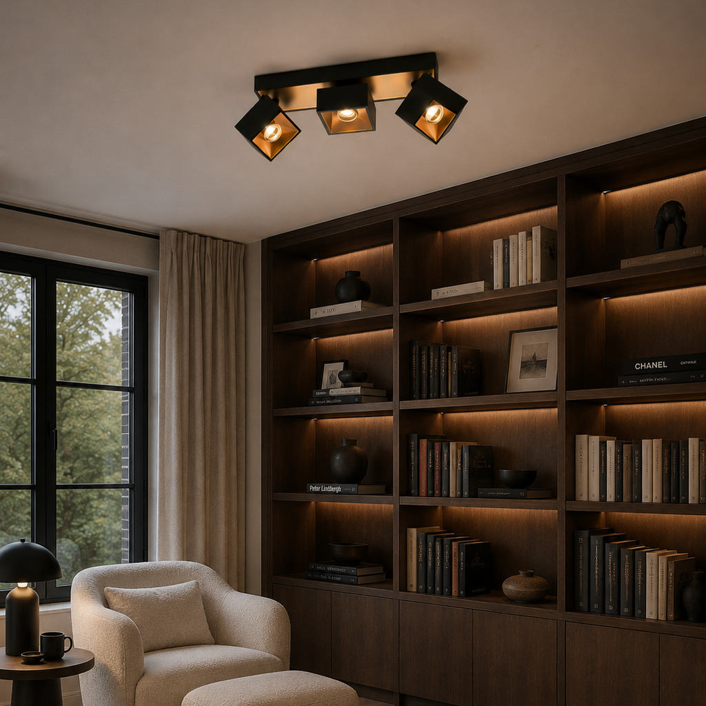 Multi-head COB downlight spotlight - living room 2