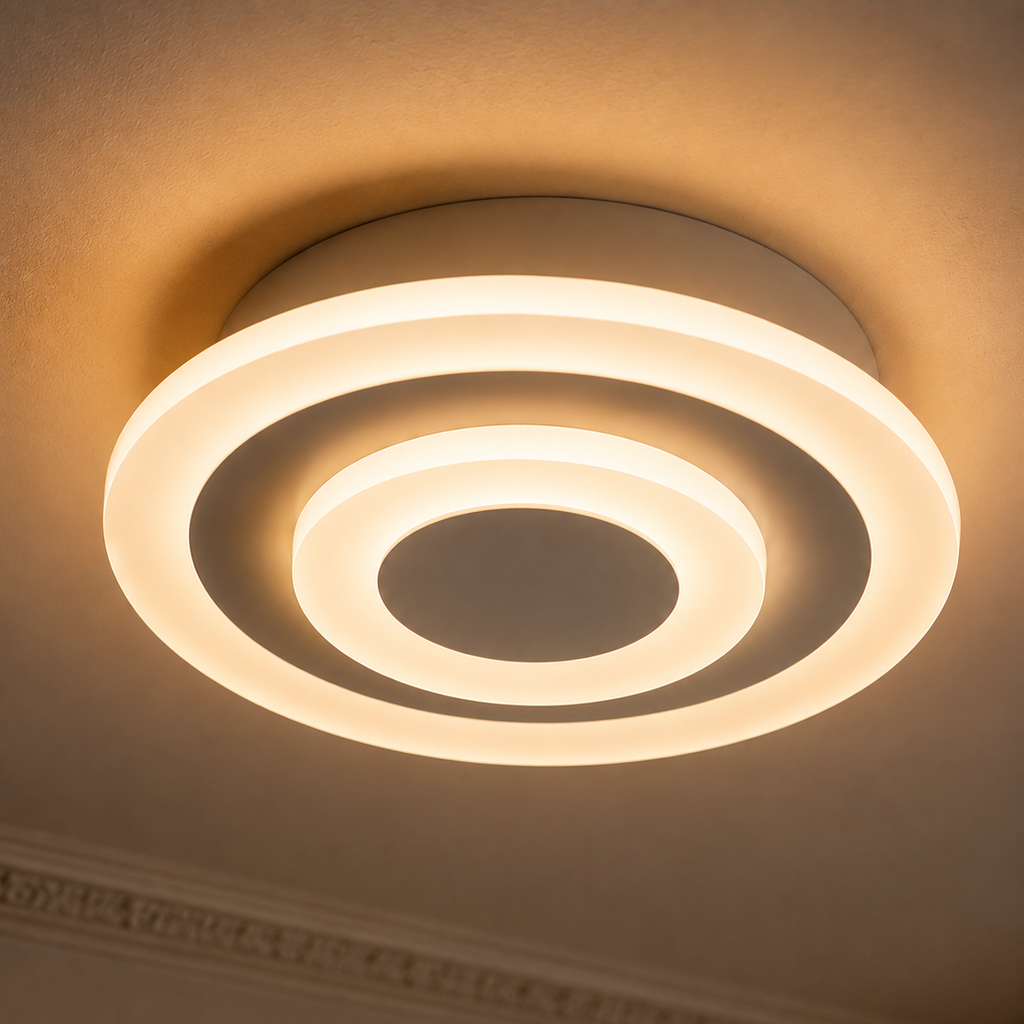 Round and square flush corridor light - hallway 4