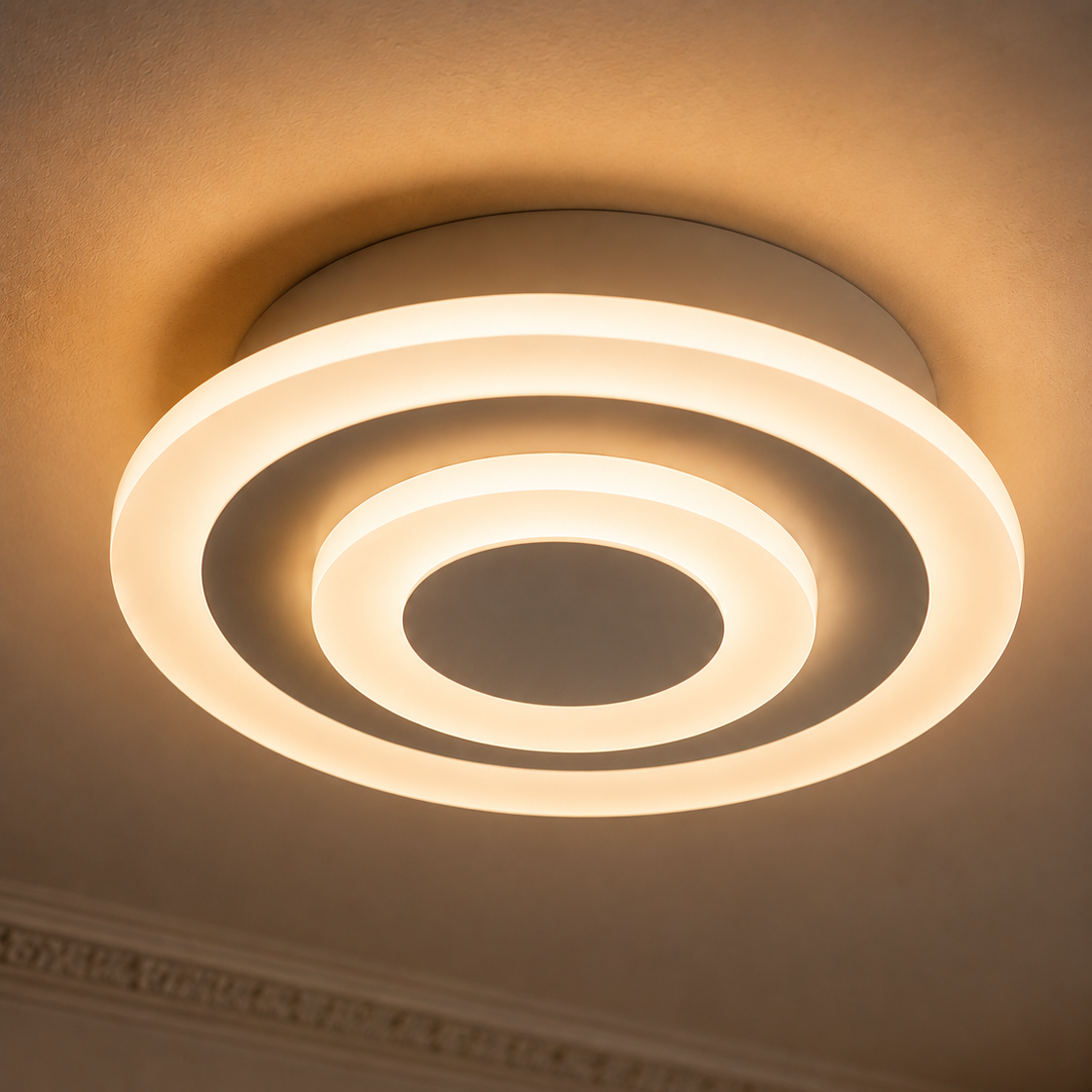 Round and square flush corridor light - hallway 4