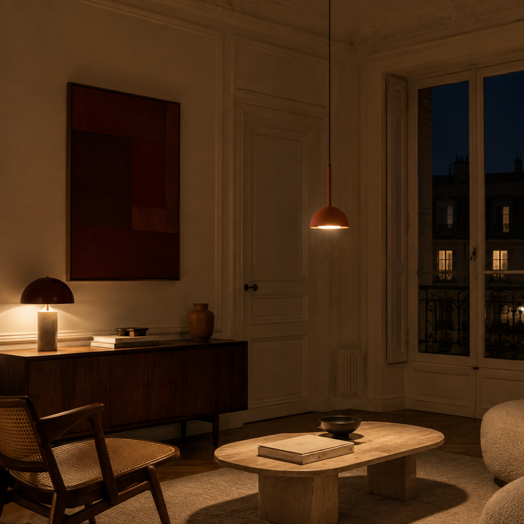 Nordic pendant light - kitchen detail