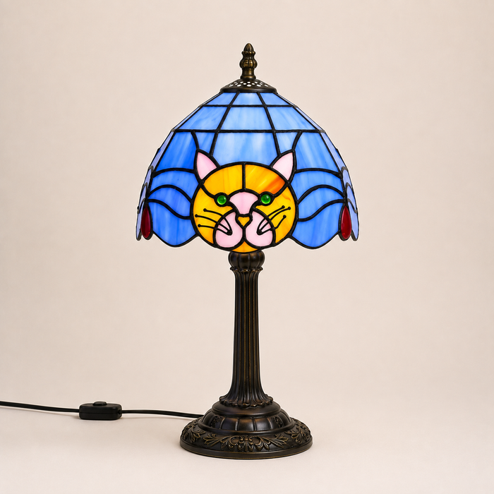 Black Cat Table Lamp - Novelty Nursery Bedside Lamp