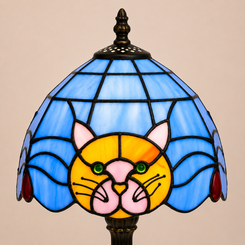 Black Cat Table Lamp - Novelty Nursery Bedside Lamp