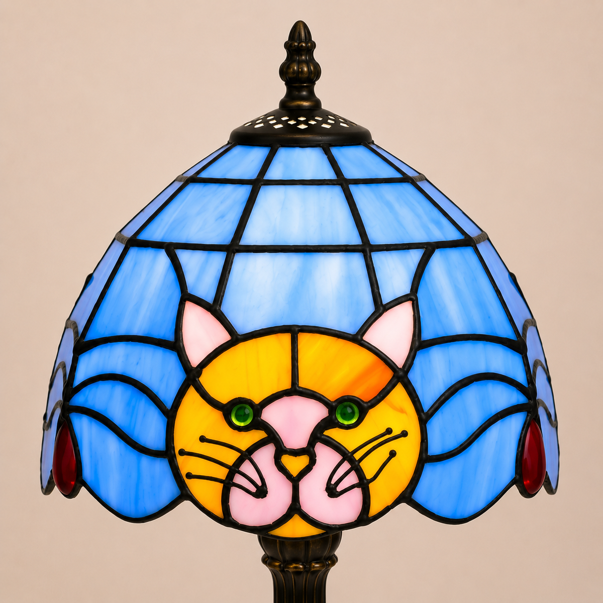 Black Cat Table Lamp - Novelty Nursery Bedside Lamp