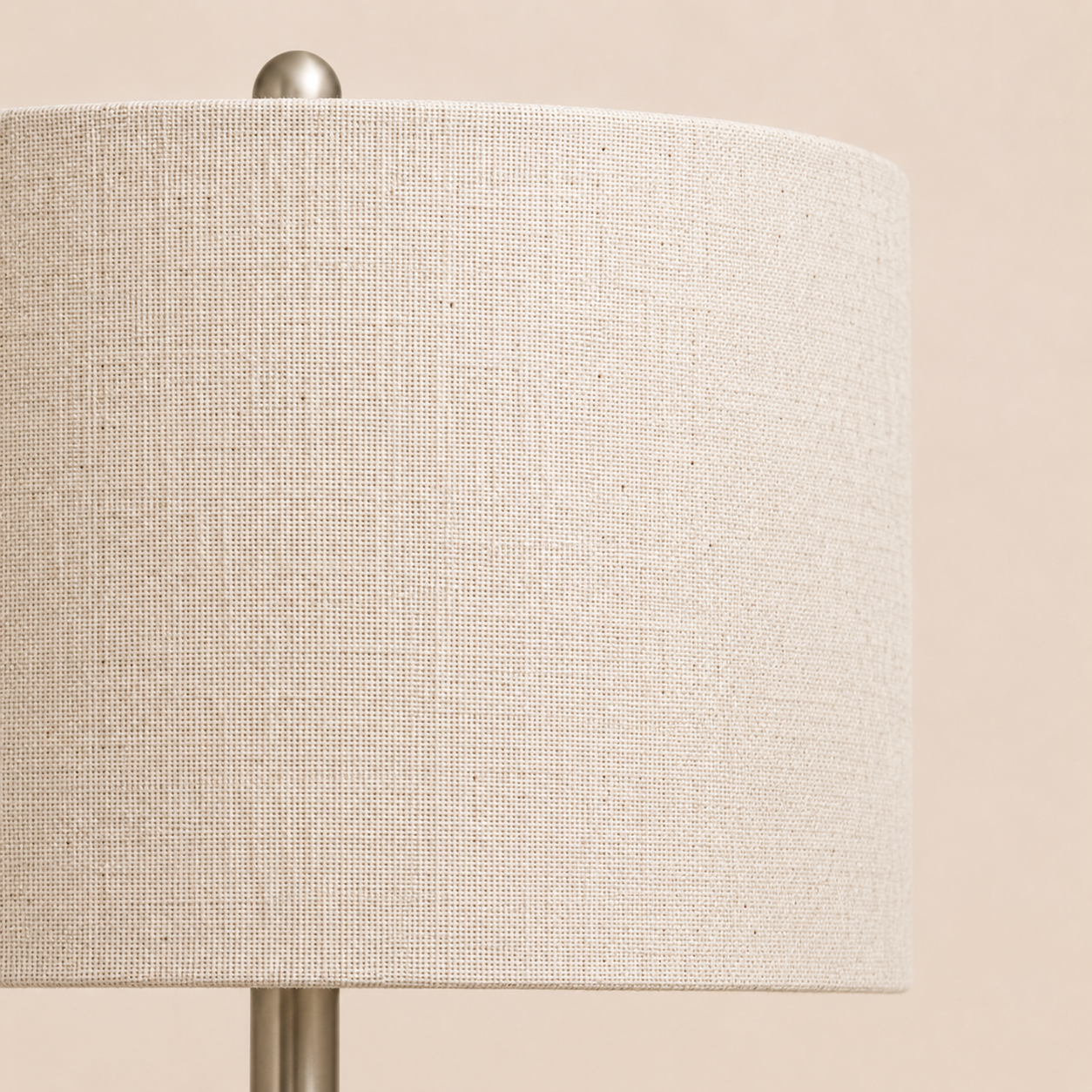 Set of 2 Ceramic Table Lamp - White Minimalist Bedside Lamp