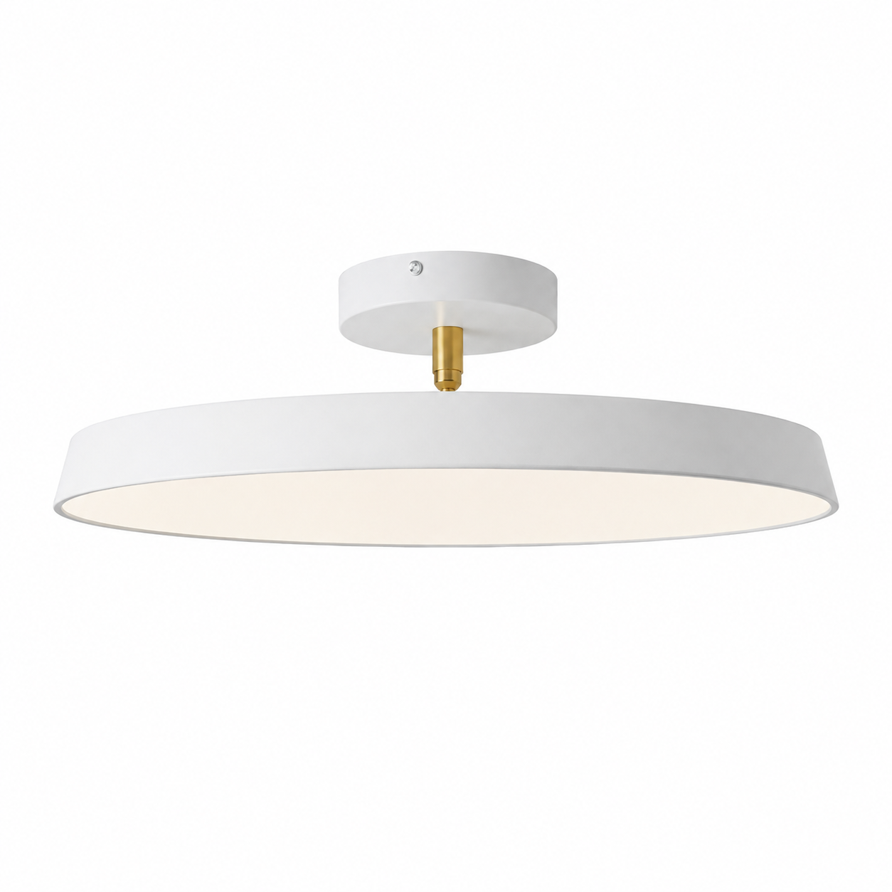 Circular LED Chandelier - Minimalist Ring Ceiling Light - 23 cm