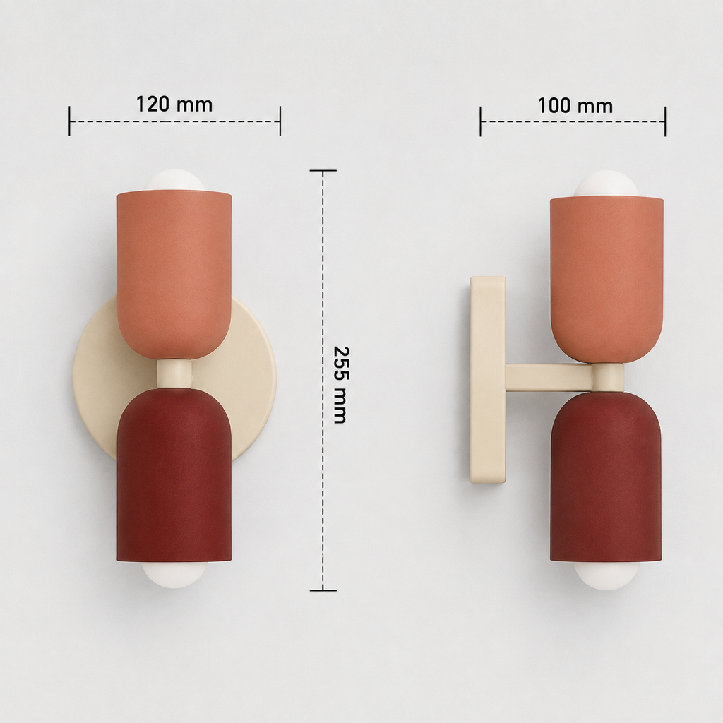 Colourful Wall Light - Nordic Kids Bedside Sconce
