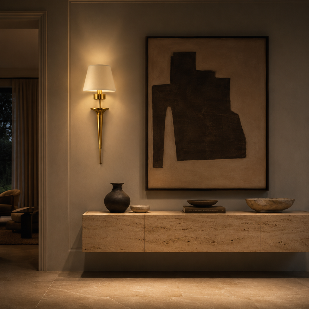 Copper Wall Light - American Classical Bedroom Sconce