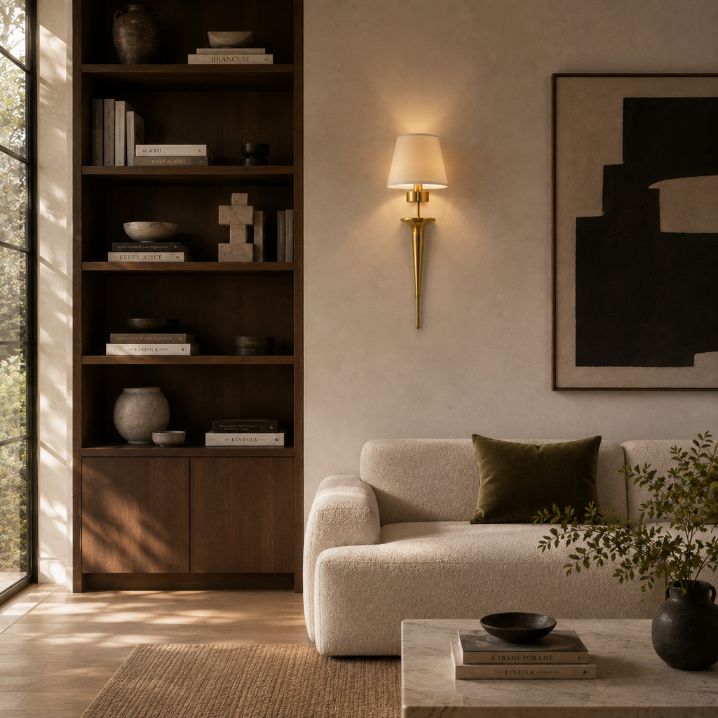 Copper Wall Light - American Classical Bedroom Sconce