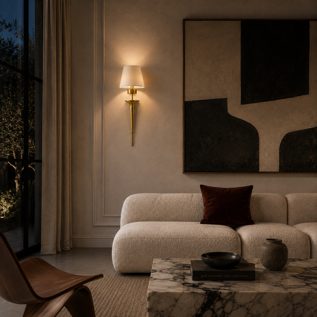 Copper Wall Light - American Classical Bedroom Sconce