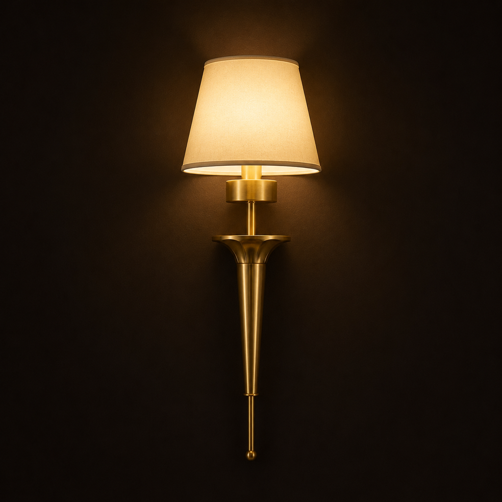 Copper Wall Light - American Classical Bedroom Sconce