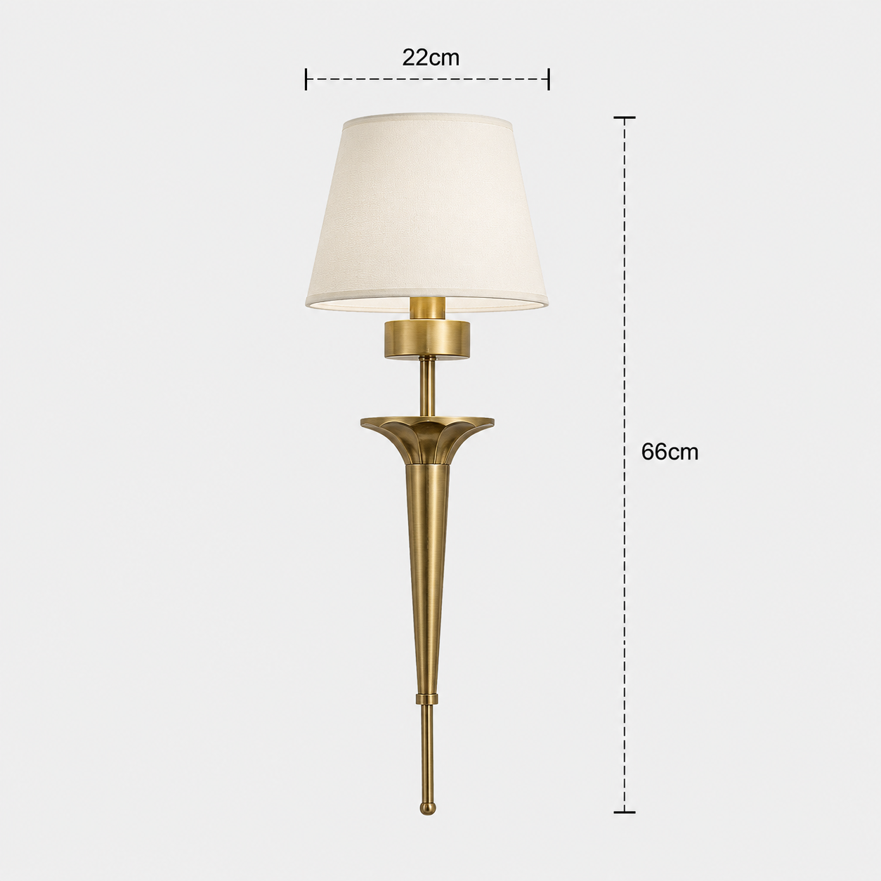 Copper Wall Light - American Classical Bedroom Sconce