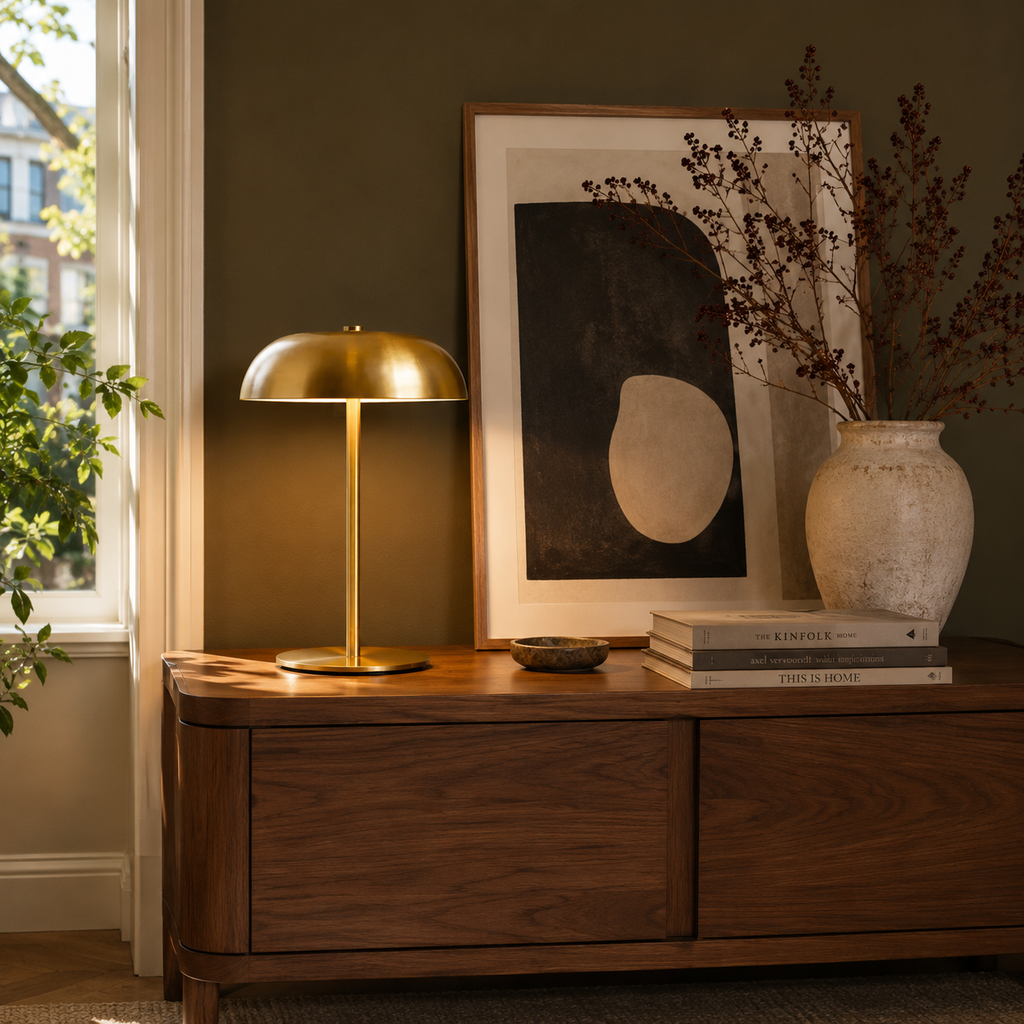 Cordless Table Lamp - Rechargeable Dimmable Touch Desk Lamp