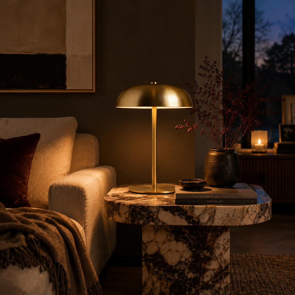 Cordless Table Lamp - Rechargeable Dimmable Touch Desk Lamp