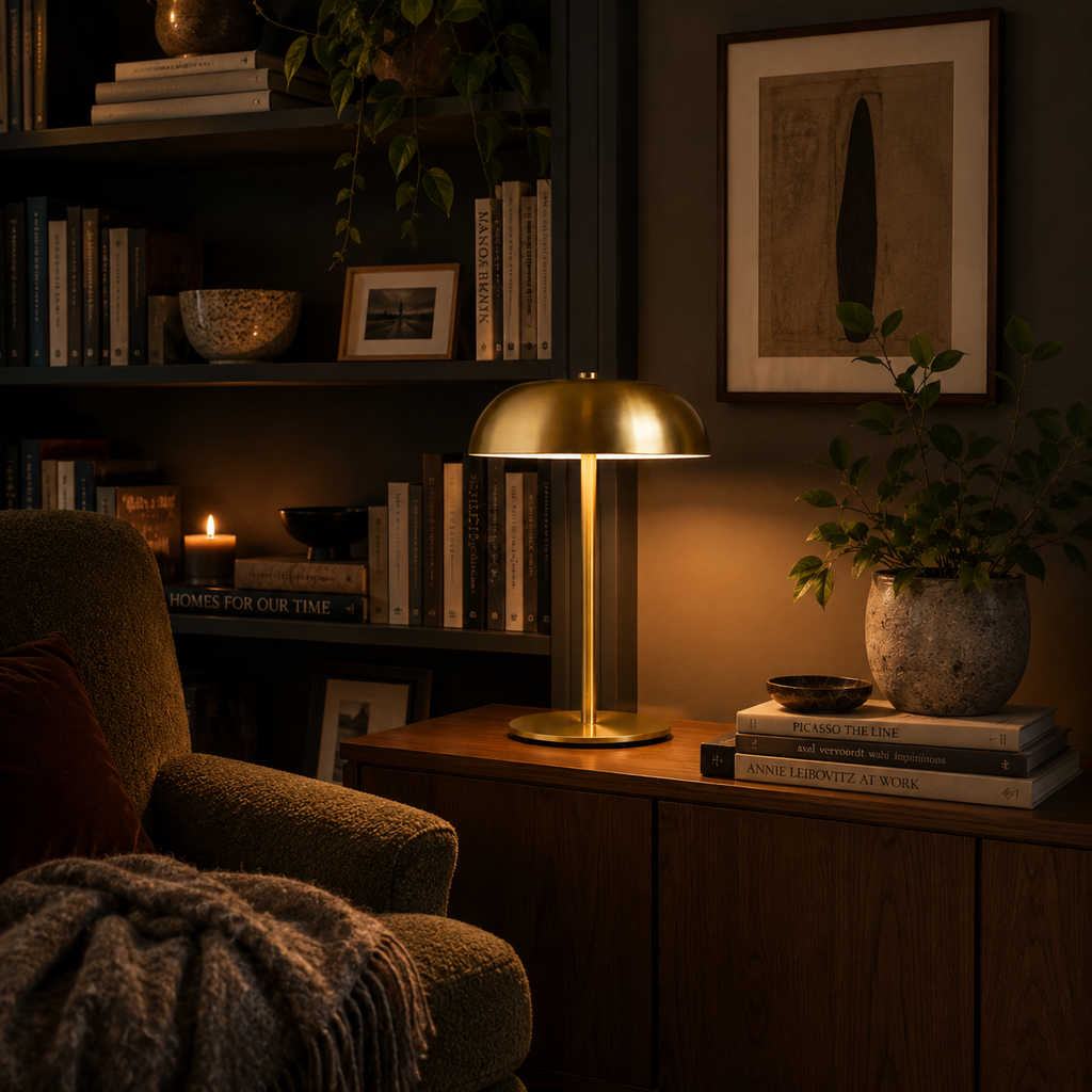 Cordless Table Lamp - Rechargeable Dimmable Touch Desk Lamp