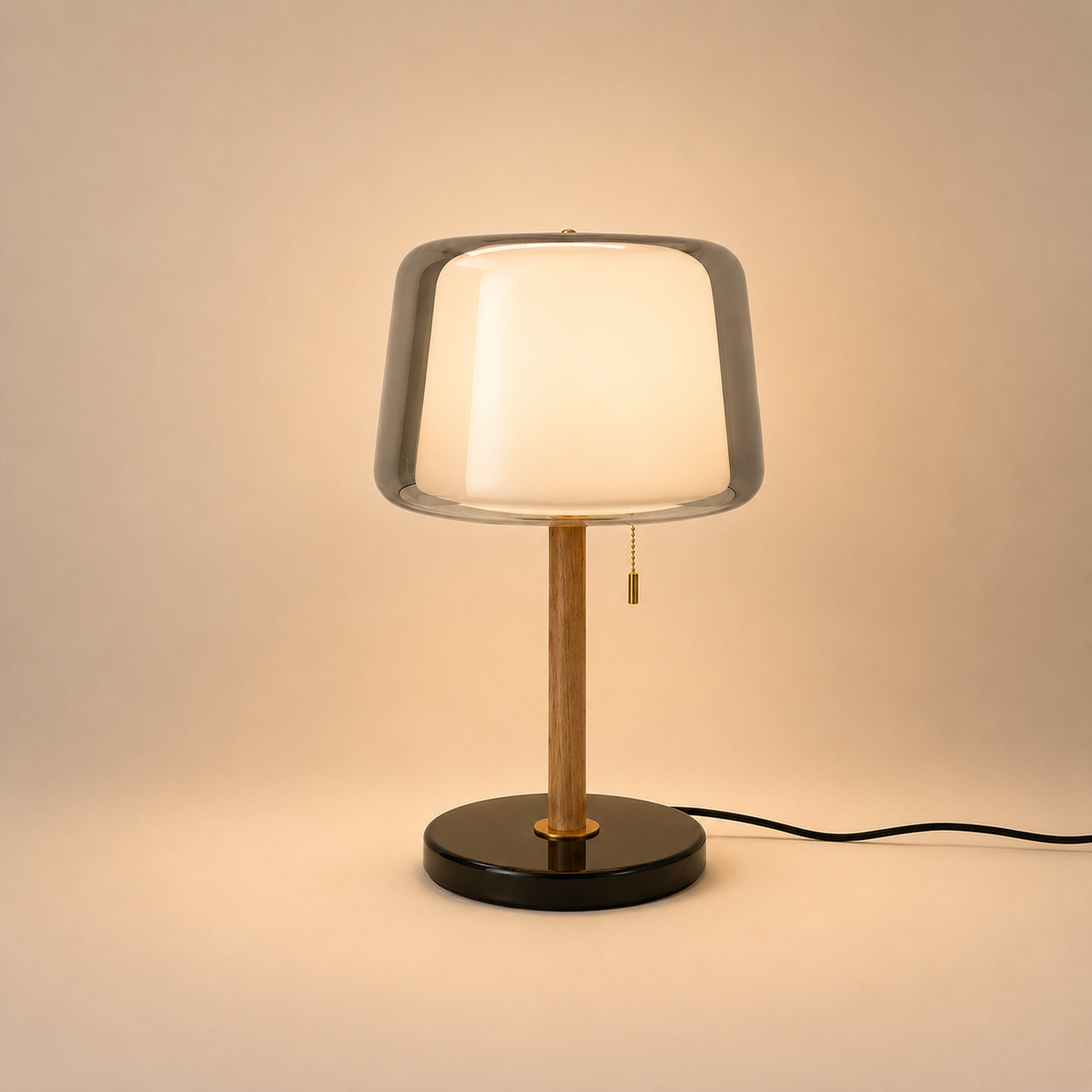 Cream Table Lamp - Nordic French Bedside Lamp - 30x50cm