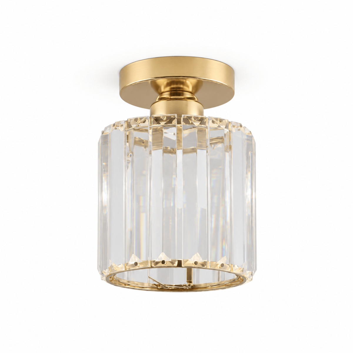 Crystal Ceiling Light - Corridor Flush Light